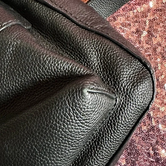 COACH Women Black Leather Backpack - Picture 13 of 16